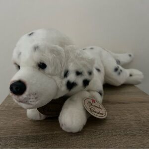 Yomiko Classics Russ Berrie Dalmatian Dog Puppy Spotted Laying 20” NWT